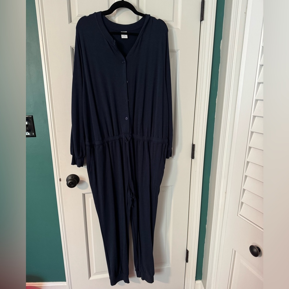 Navy Blue Women's Jumpsuit